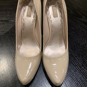 Gently used tan heels